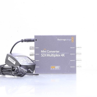 BLACKMAGIC DESIGN SDI Multiplex 4K Mini Converter  W/ ADAPTER   T6-B4