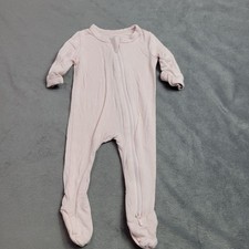 Baby Footie Pajamas Kyte Baby PR Size Bamboo Rayon Blend Snug Fit Light Pink