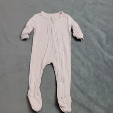 Baby Footie Pajamas Kyte Baby PR Size Bamboo Rayon Blend Snug Fit Light Pink