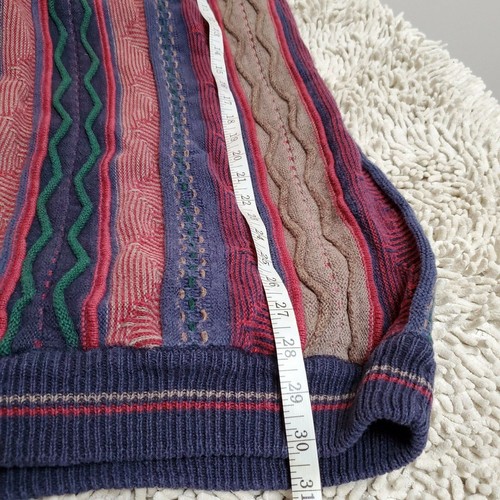 Cotton Trader Vintage 90s Hip Hop Textured Sweater 2x - Picture 7 of 8