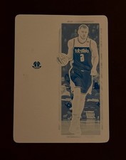 2022-23 Panini Contenders Optic Kristaps Porzingis #47 1/1 Printing Plate