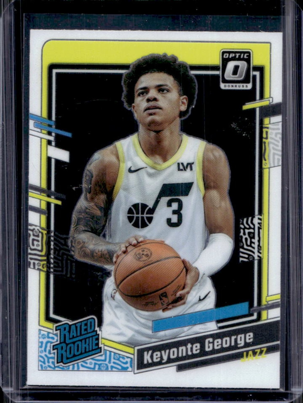 2023-24 Panini Donruss Optic Keyonte George RC Rated #223 Jazz Rookie