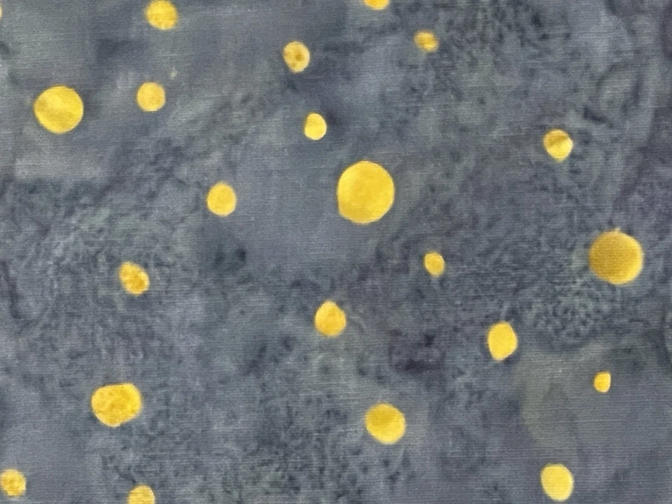 Cotton Tie-Dye Fabric with Gold Dots 2 yd x 44 in Wide - Image 3 of 3