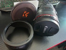 Canon EF 24-105mm f/4 L IS USM Lens Kit - Inc K&F RF Adapter, Filters & Hood