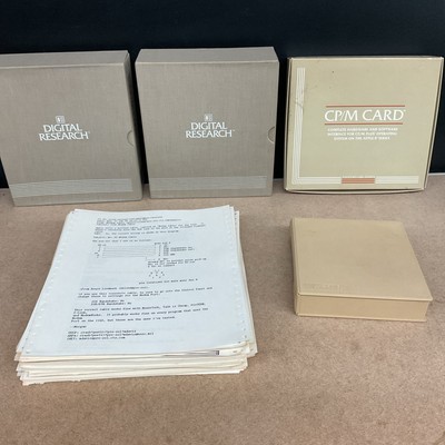 Lot Of Vintage CP/M Merchandise - Mini Kas-ette / Digital Research / Users Guide