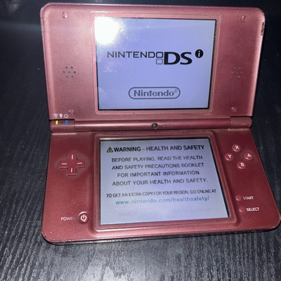 #ad Nintendo DSi XL Burgundy PRELOADED SD WITH GAMES $134.99