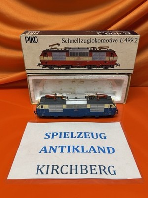 Original Piko H0 Elektrolokomotive CSD ES 499.2 Blau OVP DDR Gebraucht