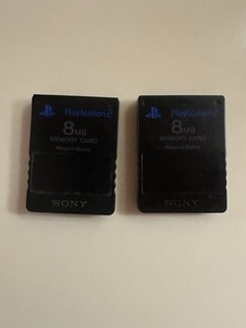 sony playstation 2 8mb memory cards