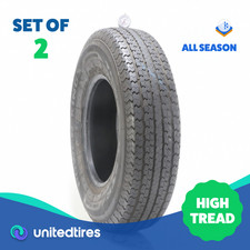 Set Of 2 Used St 23585r16 Power King Towmax Str Ii 125122l - 832 Set Of 2 Used St 23585r16 Power King Towmax Str Ii 125122l - 832