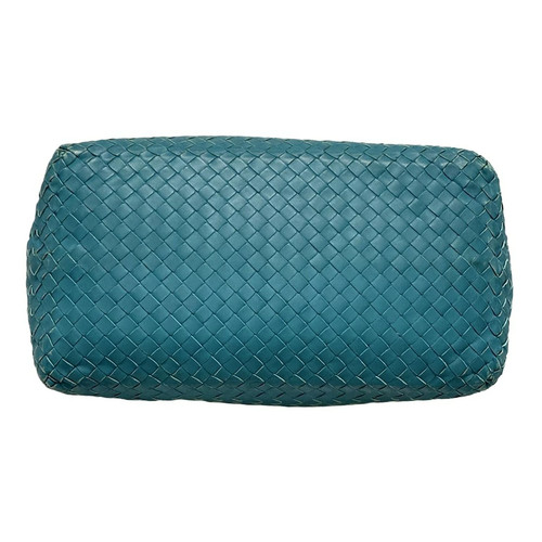 Used Bottega Veneta Chester Bag Tote Blue Green Leather - Picture 5 of 15