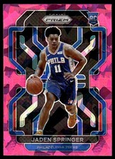 Jaden Springer 2021-22 Panini Prizm #317 76ers Insert ? SEE SCAN! FREE SHIP