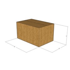 10 9x6x5 Kraft Brown Corrugated Shipping Boxes 32 ECT Single-Wall New