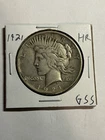 1921 Peace Silver Dollar Nice XF High Relief Key Date Nice Strike