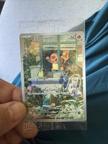 Pokémon TCG Obsidian Flames Charmander Center ETB Promo SVP044 Sealed Card