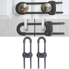 Sliding Cabinet Locks for Babies, Baby Proofing Adjustable U-Shaped Baby Safety