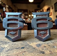 19621963 Chevrolet Chevy Ii Nova Fender Emblems Pair 3791536 2-18 19621963 Chevrolet Chevy Ii Nova Fender Emblems Pair 3791536 2-18