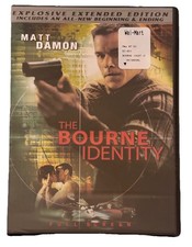 The Bourne Identity - Extended Edition Full Screen DVD - Brand New Sealed