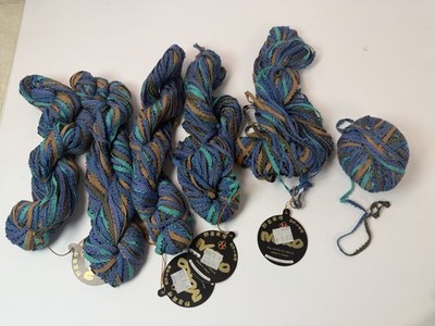 Noro Gisha Ribbon Yarn Rayon, Cotton & Poly Blend 5 Hanks + 1 Ball