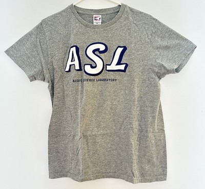 ASL T-shirts Men M Cotton Gray Blue Graphic Yann Tomita Audio Science Laboratory