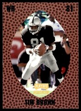 1998 Playoff Momentum #28 Tim Brown - Oakland Raiders - HOF