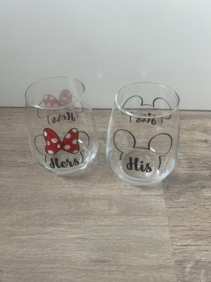 MICKEY & MINNIE MOUSE Gläser-Set USA His&Hers