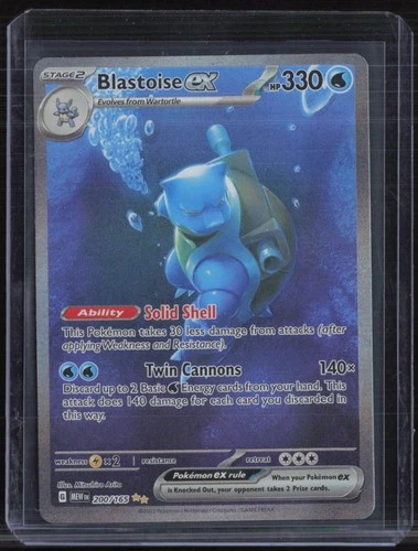 2023 Pokemon MEW EN Special Illustration Rare #200 Blastoise ex #4