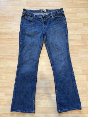 Levi's Strauss Signature Women's Jeans, Size 16, Blue Stretch, Low Rise, Bootcut