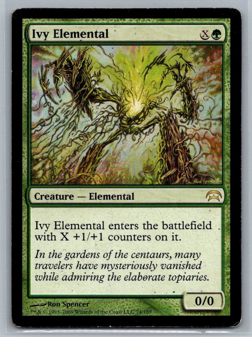 Ivy Elemental, 74/169, Planechase, Rare, MTG Game