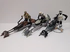Star Wars Power of the Force Speeder Bike w/ Princess Leia, Imperial Speeder 3pk