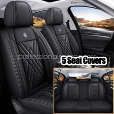 Car 5-seat Covers Full Set Pu Leather Cushion Protector Fit For Honda Crv Cr-v Car 5-seat Covers Full Set Pu Leather Cushion Protector Fit For Honda Crv Cr-v