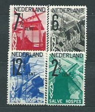 Holland - Mail 1932 Yvert 241/4 * Mh