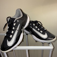 SIZE 7 - Nike React Baseball W/Metal Cleats Black DJ6521-011