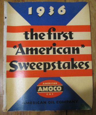 1936 Catalog, The First ''American'' (Oil), Sweepstakes, (American Amoco Gas)