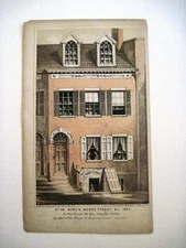 1865 Book Plate "No.86 N. Moore St." from  D T VALENTINE Manual of N.Y. City*