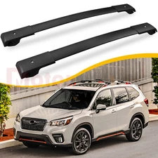 US Stock Black Cross Bar for Subaru Forester 2014 - 2023 Roof Rack Rail Aluminum