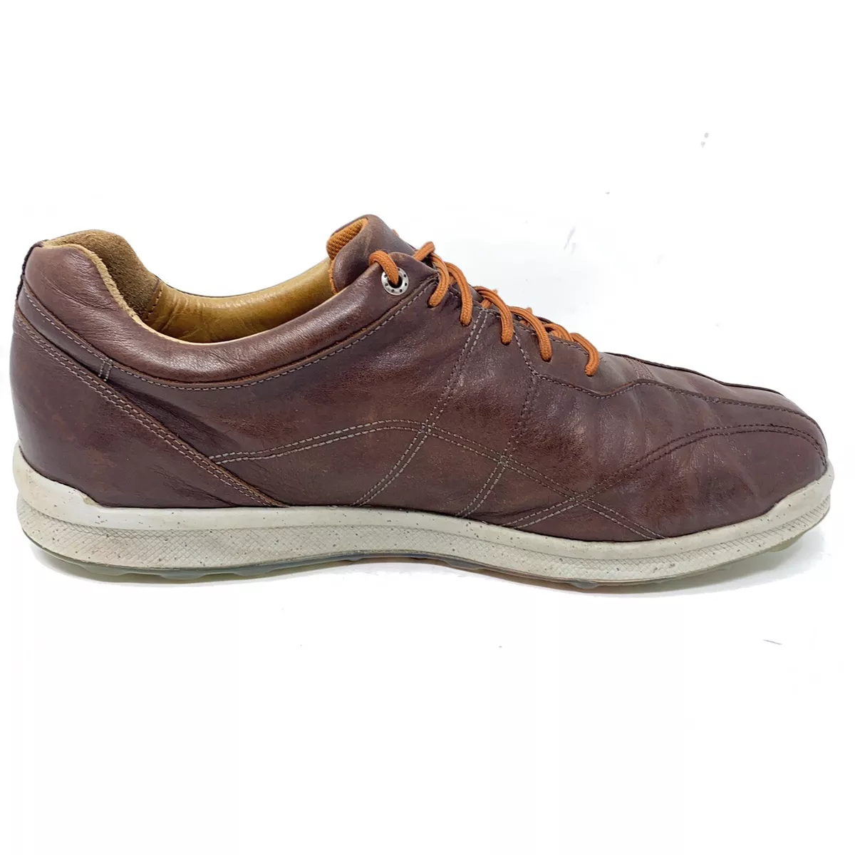 FJ FootJoy Versaluxe Brown Leather Spikeless Golf Shoes 57253 Mens
