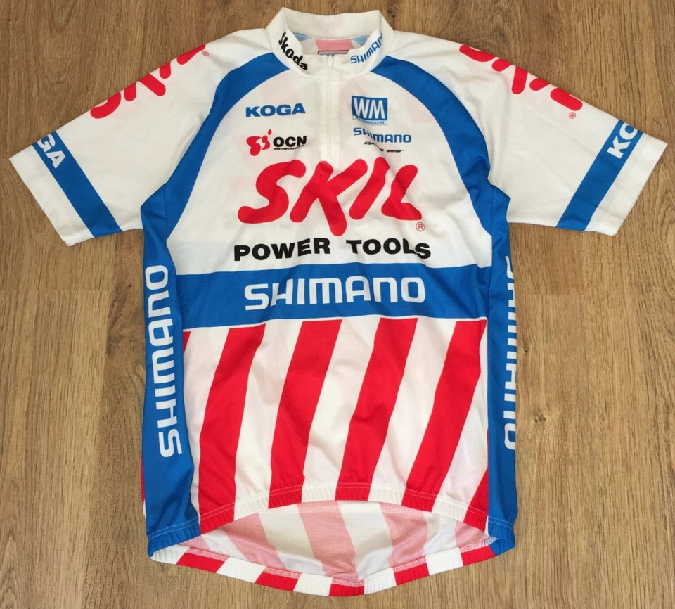 Camiseta de ciclismo SKIL Power Tools Koga Shimano para hombre talla XL Foto 2 de 4