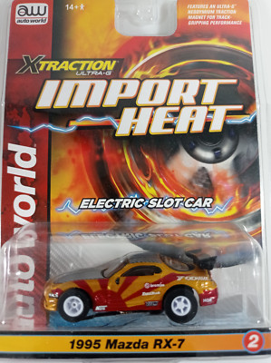 # Auto World X-Traction Mazda RX-7, Faller AMS, Bauer, Tomy, Tyco, 1:64, H0
