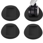 4 PCS Bed Wheel Stoppers Anti-Sliding Rubber Caster Cups for Wooden Floors Divan