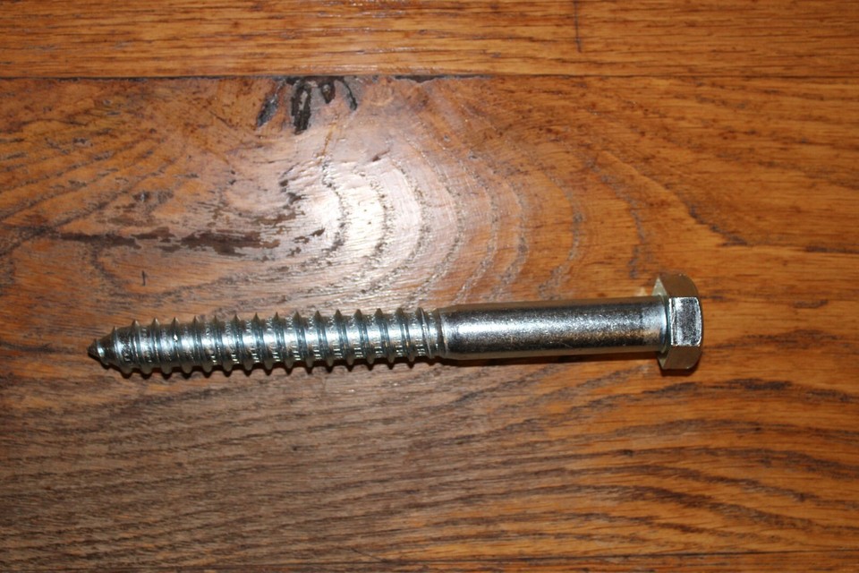 200mm Wood Screw 20mm 20cm extra large Hex Head Lag Auger Treehouse