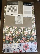 Stampin  Up Gingham Emboss Bundle 12x12 Designer Series Paper NEW Paper Blooms