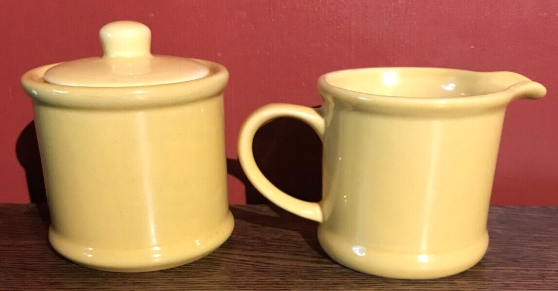 VINTAGE TRADE WINDS TABLEWARE LIDDED SUGAR BOWL & MILK JUG YELLOW eBay