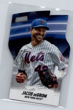 2022 Stadium Club #T-7 Jacob deGrom #T-7 Triumvirates Die Cut