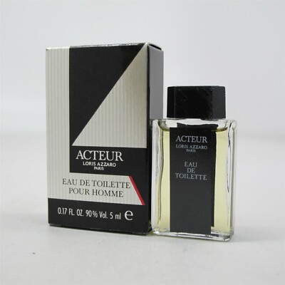 ACTEUR by Loris Azzaro 5 ml/ 0.17 oz Eau de Toilette Splash Mini