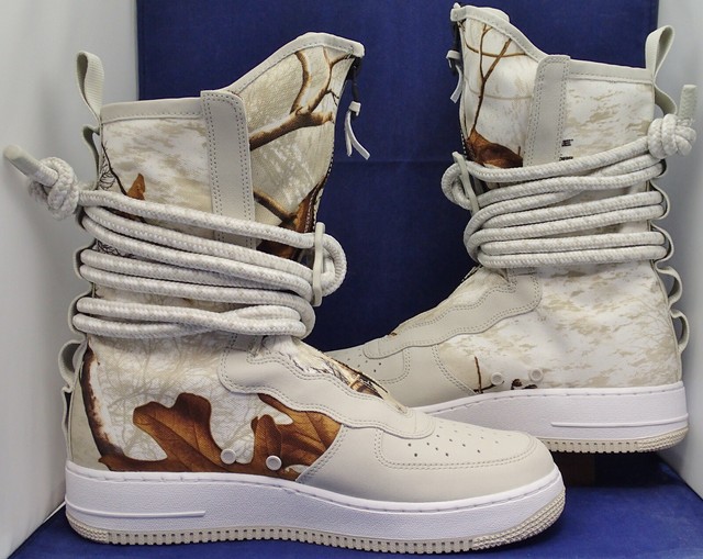 Size 10.5 - Nike Air Force 1 High x Realtree White Camo for sale online | eBay