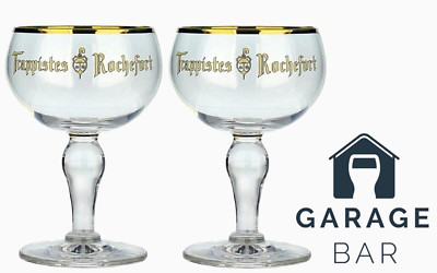 2er Set Trappisten Rochefort Biergläser 33cl Nagelneu