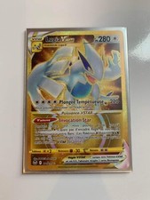 Cartes Pokemon LUGIA VStar Gold 211/195 EB12 Tempête argentée Neuf FR