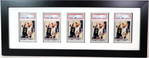 Lebron James SI Kids Cards (Graded 5-9) Framed (PSA Graded)