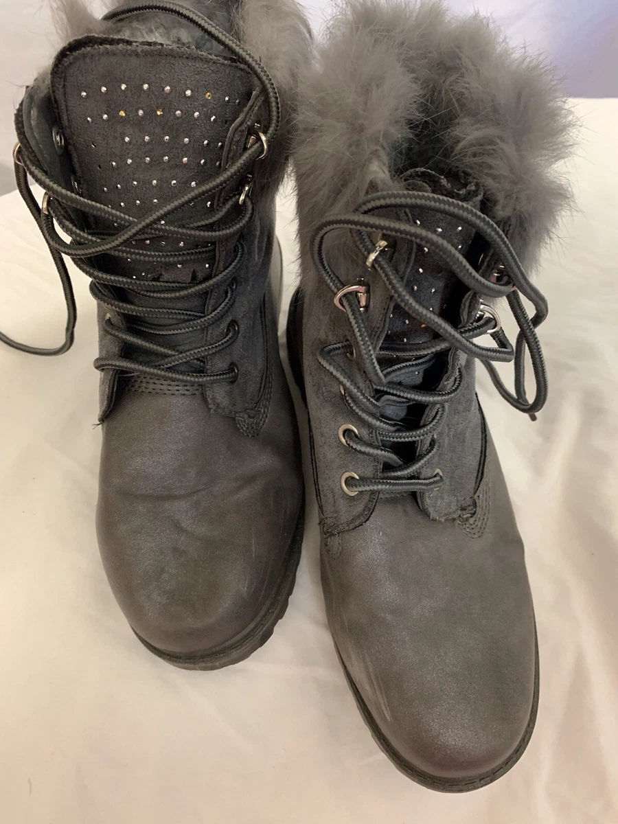 Grey boots sale hot sale