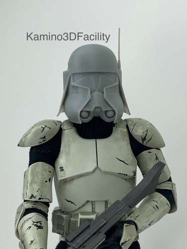 Custom Commander Bacara Clone Helmet 